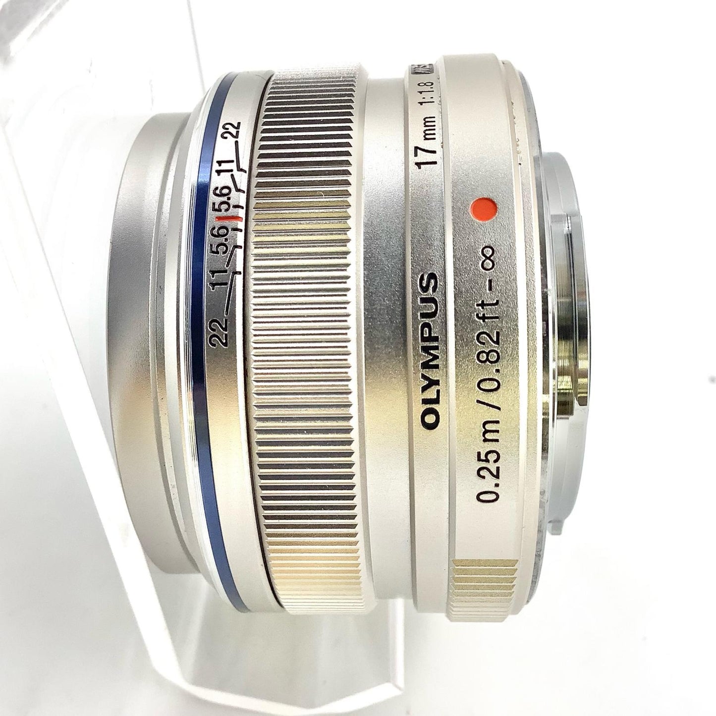 【全額返金保証】【最速発送】OLYMPUS M.ZUIKO DIGITAL 17mm F1.8 シルバー 美品 動作確認済