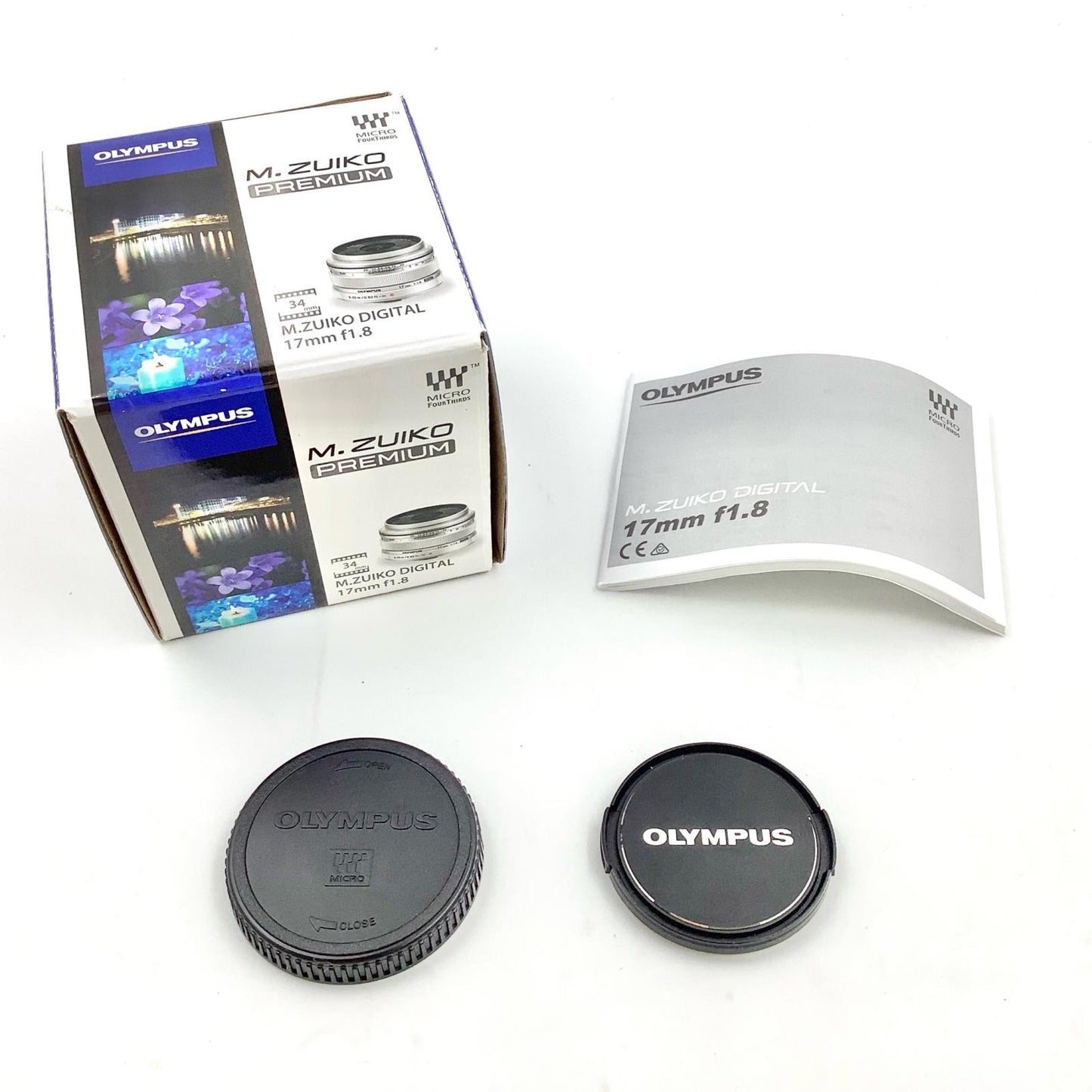 【全額返金保証】【最速発送】OLYMPUS M.ZUIKO DIGITAL 17mm F1.8 シルバー 美品 動作確認済