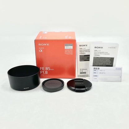 【全額返金保証】【最速発送】Sony FE 85mm F1.8 SEL85F18 美品 動作確認済