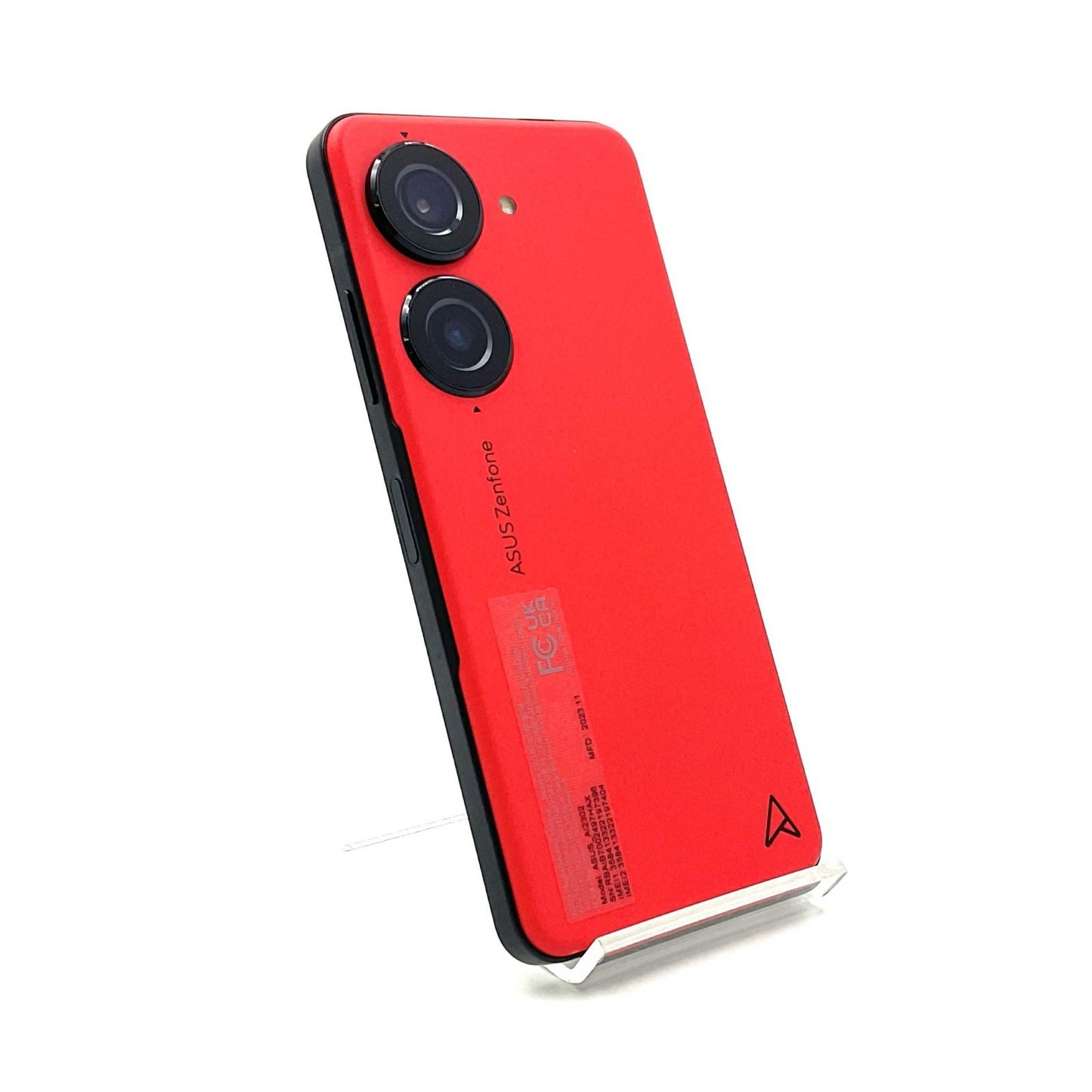 【全額返金保証】【最速発送】ASUS Zenfone 10 256GB クリプスレッド SIMフリー ZF10-RD8S256/A 動作確認済