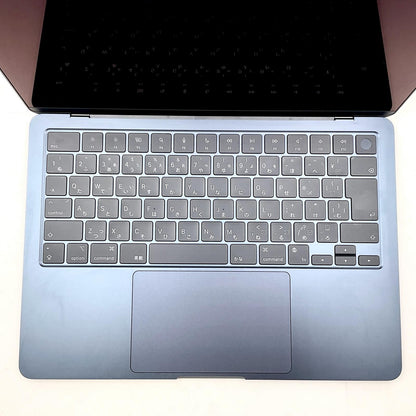【全額返金保証】【最速発送】Apple MacBook Air 13.6インチ 2022 Apple M2 8GB SSD 256GB ミッドナイト 92% 動作確認済