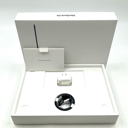 【全額返金保証】【最速発送】Apple MacBook Air 13.6インチ 2022 Apple M2 8GB SSD 256GB ミッドナイト 92% 動作確認済