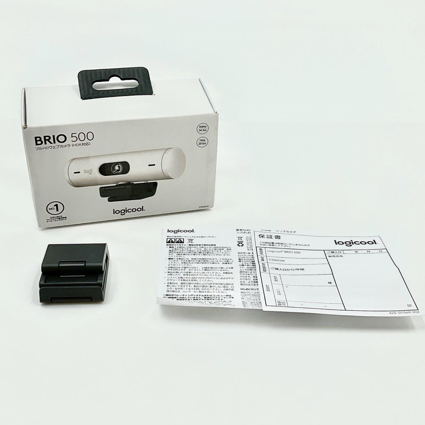 【全額返金保証】【最速発送】Logicool BRIO 500 C940OW 超美品 動作確認済