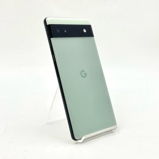 【全額返金保証】【最速発送】Google Pixel 6a 128GB Sage au GB17L 白ロム 美品 動作確認済