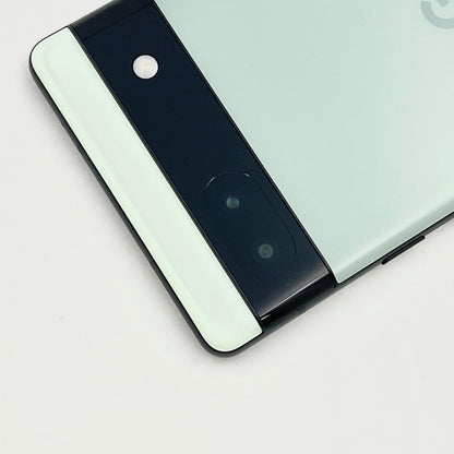 【全額返金保証】【最速発送】Google Pixel 6a 128GB Sage au GB17L 白ロム 美品 動作確認済