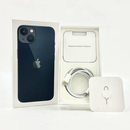 【全額返金保証】【最速発送】Apple iPhone iPhone 13 128GB ミッドナイト Softbank 動作確認済 90%