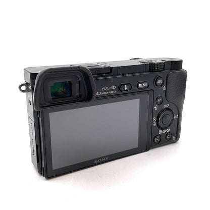 【全額返金保証】【最速発送】Sony デジタル一眼 α6000 ILCE-6000 ボディ ブラック 動作確認済