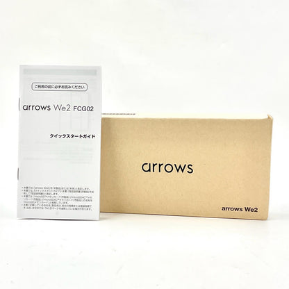 【全額返金保証】【最速発送】FCNT合同会社 arrows We2 64GB ネイビーグリーン au FCG02 白ロム 美品 動作確認済