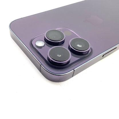 【全額返金保証】【最速発送】Apple iPhone iPhone Pro 14 Pro 128GB ディープパープル docomo 白ロム 動作確認済 84%