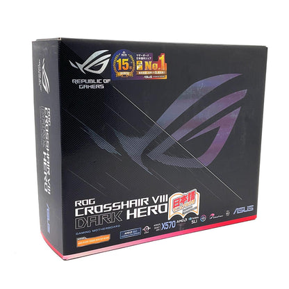 【全額返金保証】【最速発送】ASUS マザーボード X570チップセットを搭載したATXマザーボード  ROG Crosshair VIII Dark Hero 動作確認済