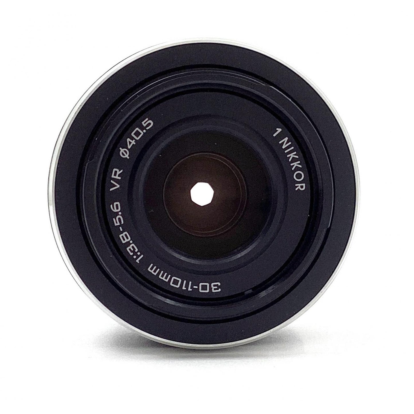 【全額返金保証】【最速発送】Nikon 1 NIKKOR VR 30-110mm f/3.8-5.6　シルバー  超美品 動作確認済