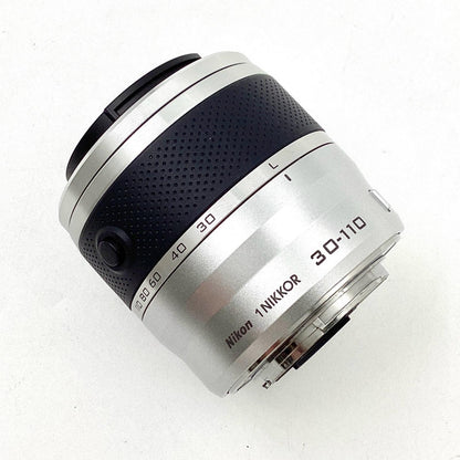 【全額返金保証】【最速発送】Nikon 1 NIKKOR VR 30-110mm f/3.8-5.6　シルバー  超美品 動作確認済