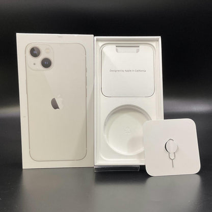 【全額返金保証】【最速発送】Apple iPhone iPhone 13 128GB スターライト SIMフリー 動作確認済 84%