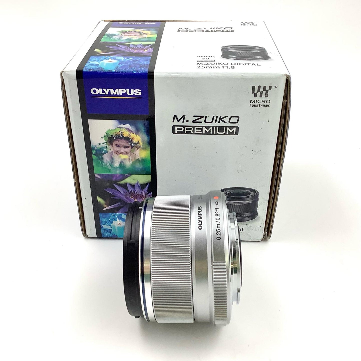 【全額返金保証】【最速発送】OLYMPUS M.ZUIKO DIGITAL 25mm F1.8 [シルバー] 動作確認済