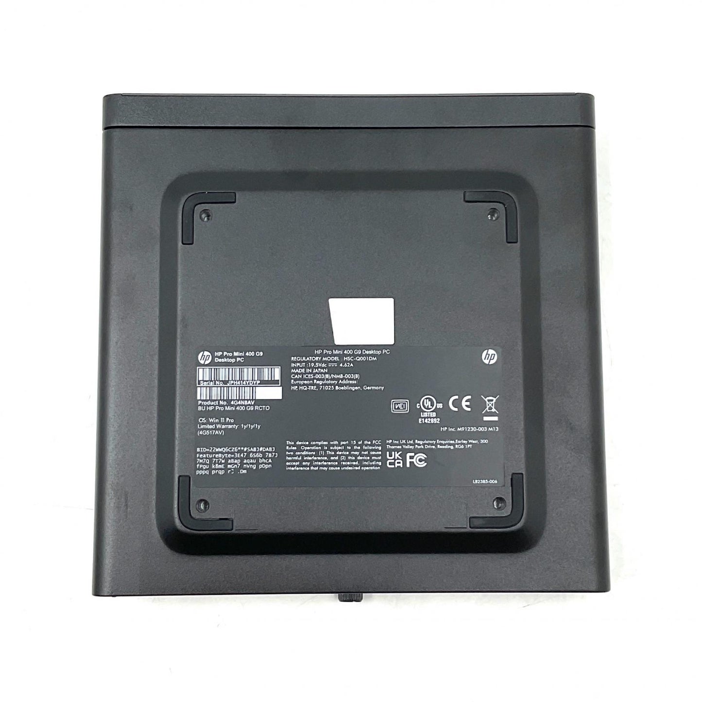 【全額返金保証】【最速発送】HP Pro mini 400 G9 HSC-Q001DM Intel Core i3-12100T 16GB M.2 SSD 256GB 美品 動作確認済