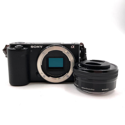 【全額返金保証】【最速発送】Sony デジタル一眼 VLOGCAM ZV-E10L パワーズームレンズキット ブラック 美品 動作確認済