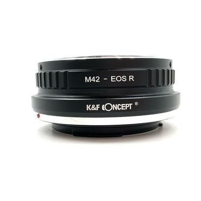 【全額返金保証】【最速発送】K&F CONCEPT M42 - EOS R マウントアダプター 超美品 動作確認済