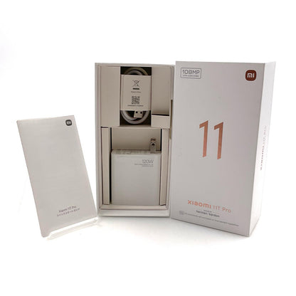 【最速発送】Xiaomi Xiaomi 11T Pro 256GB セレスティアルブルー SIMフリー 2107113SR【難有】