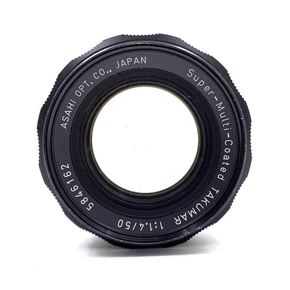 【最速発送】PENTAX Super-Multi-Coated TAKUMAR 50mm F1.4 【難有】