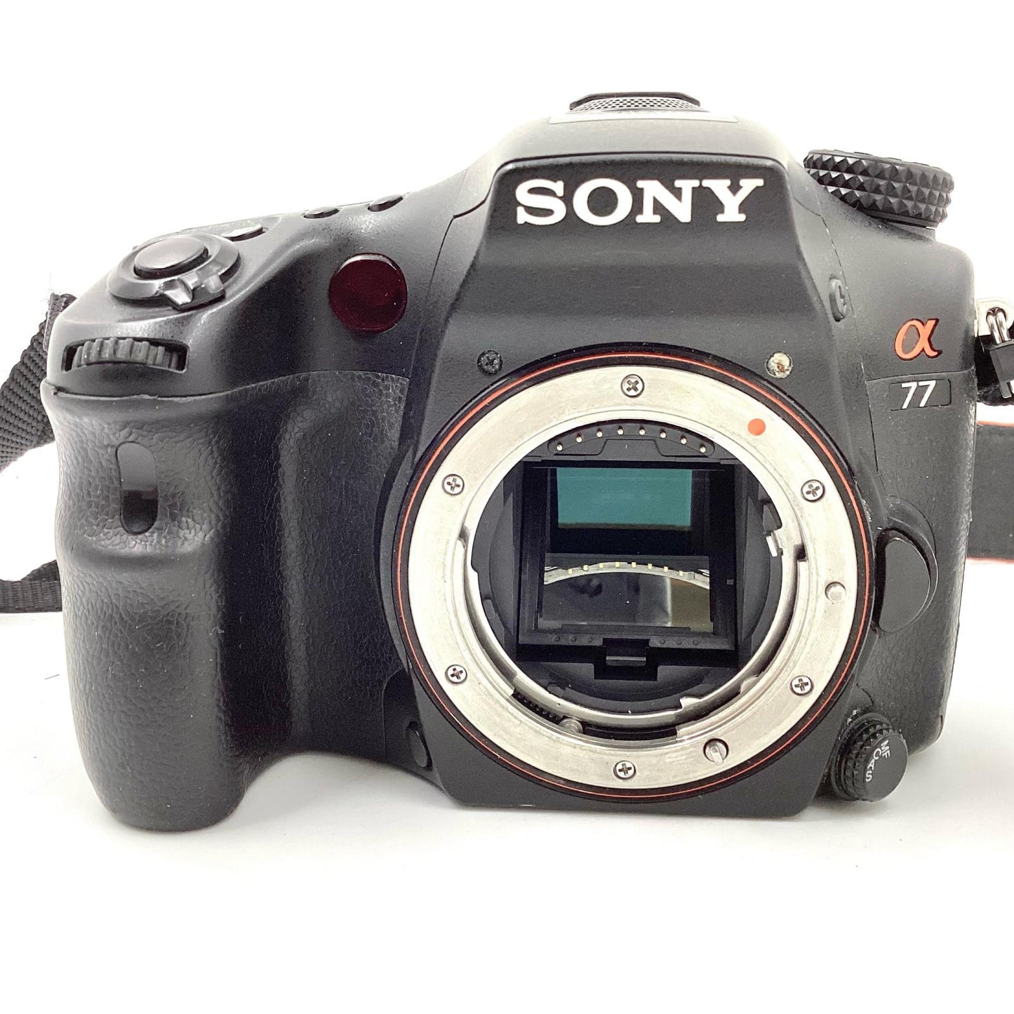 【最速発送】Sony デジタル一眼 α77 SLT-A77V ボディ ブラック【難有】