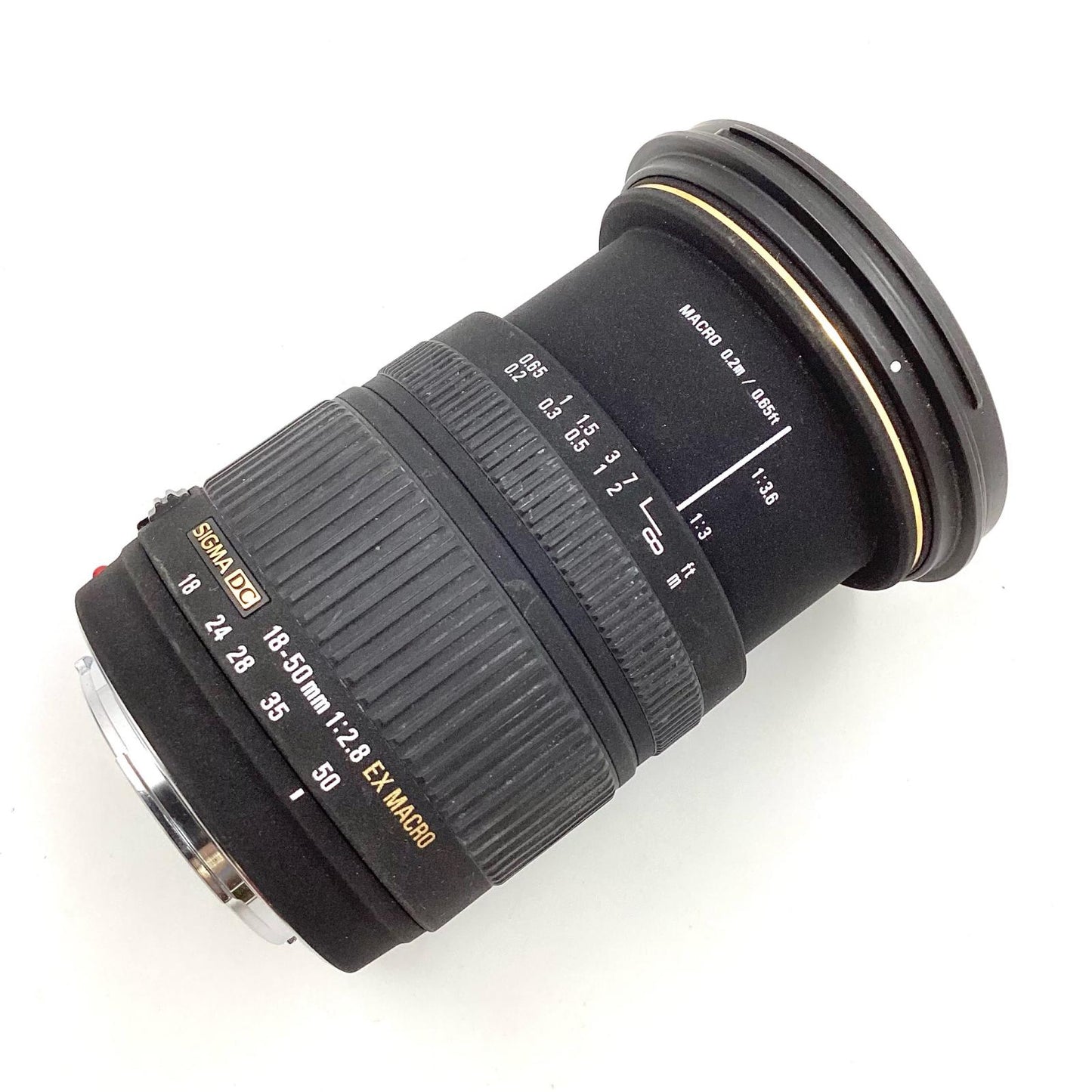【全額返金保証】【最速発送】SIGMA 18-50mm F2.8 EX DC MACRO (ソニー用) 動作確認済