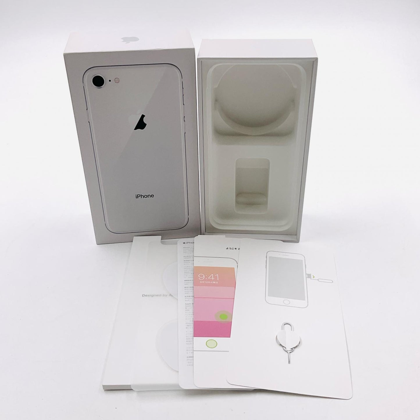 【全額返金保証】【最速発送】Apple iPhone iPhone 8 64GB シルバー au 白ロム 動作確認済 82%