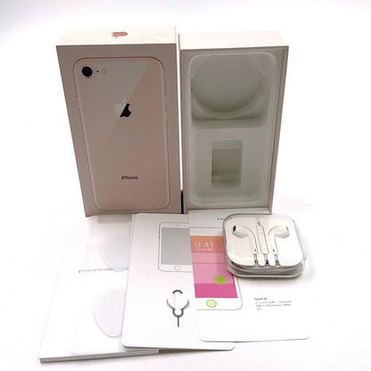 【全額返金保証】【最速発送】Apple iPhone iPhone 8 64GB ゴールド au 白ロム 動作確認済 85%