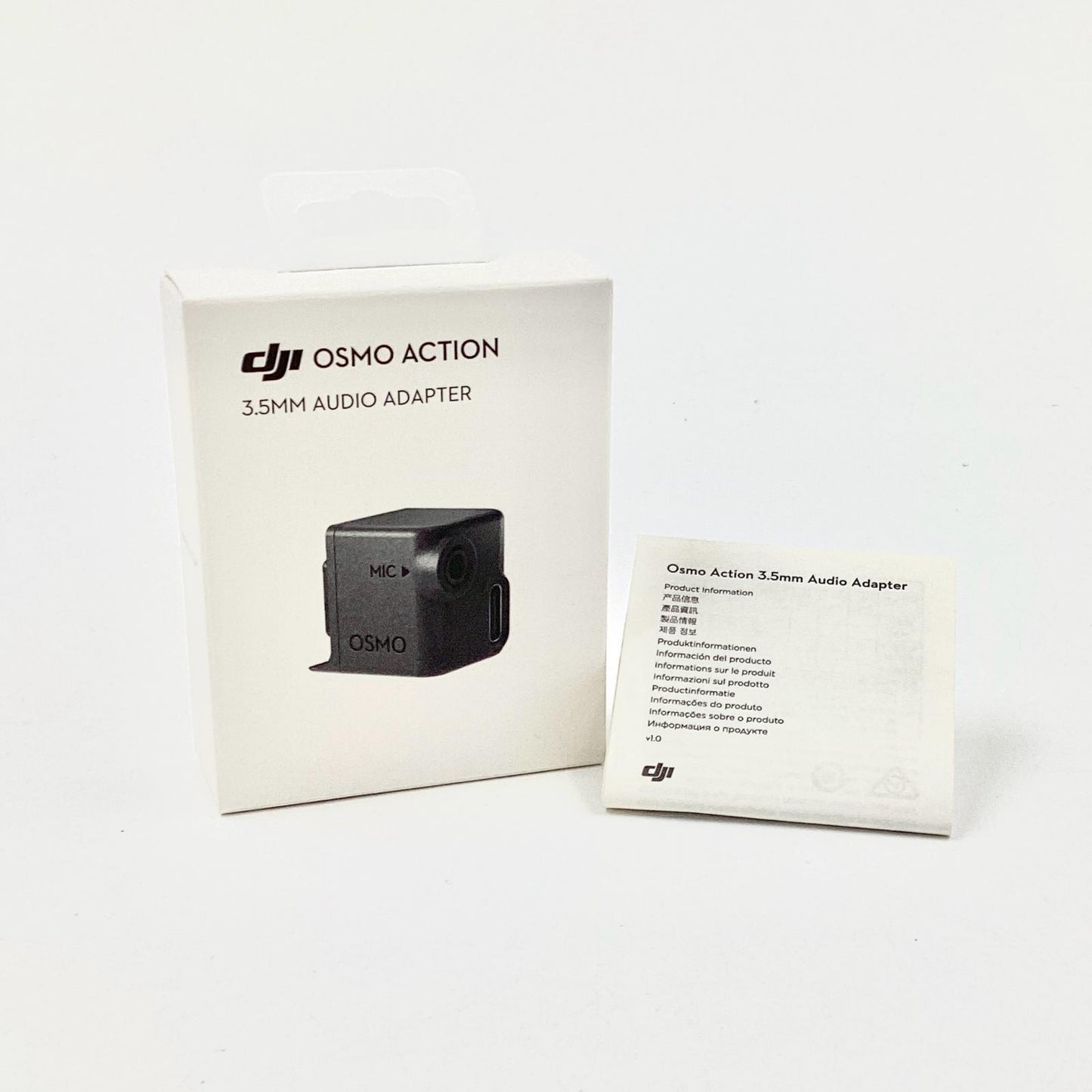 【全額返金保証】【最速発送】DJI Osmo Action 3.5mm オーディオアダプター 超美品 動作確認済