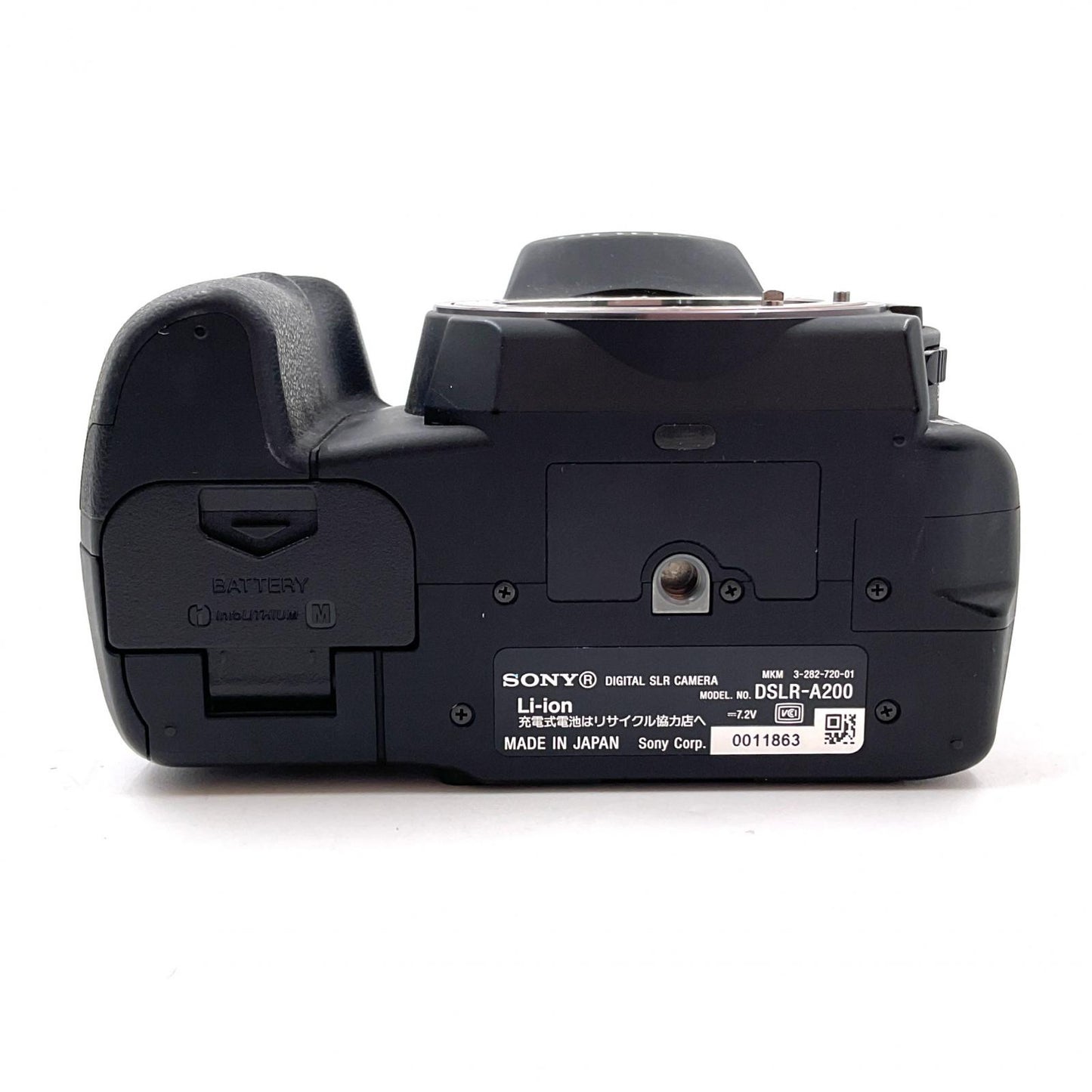 【全額返金保証】【最速発送】Sony デジタル一眼 α200 DSLR-A200 ボディ ブラック 動作確認済