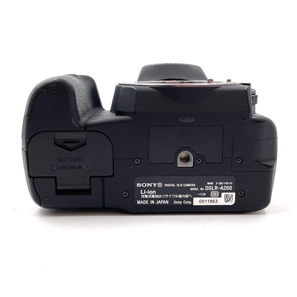 【全額返金保証】【最速発送】Sony デジタル一眼 α200 DSLR-A200 ボディ ブラック 動作確認済