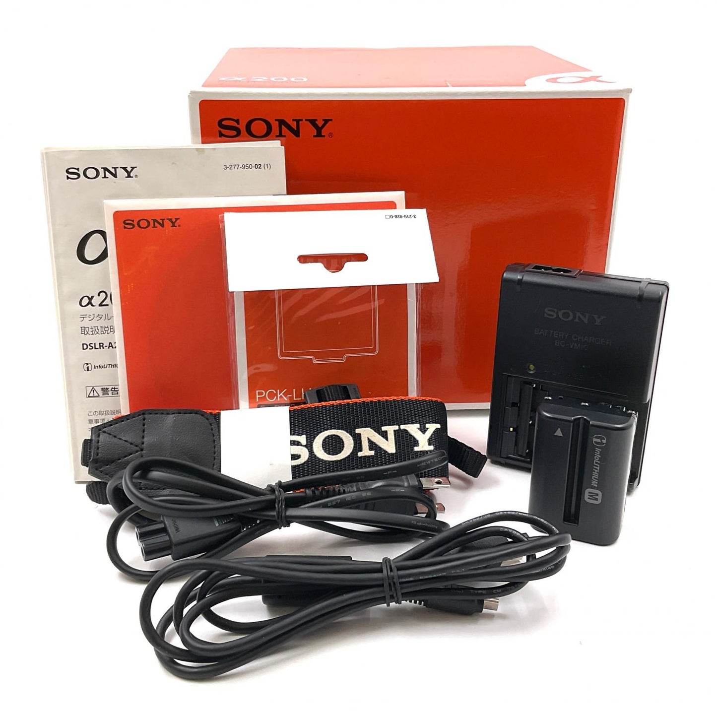 【全額返金保証】【最速発送】Sony デジタル一眼 α200 DSLR-A200 ボディ ブラック 動作確認済