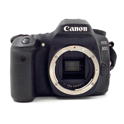 【全額返金保証】【最速発送】Canon デジタル一眼 EOS 80D ボディ ブラック 動作確認済