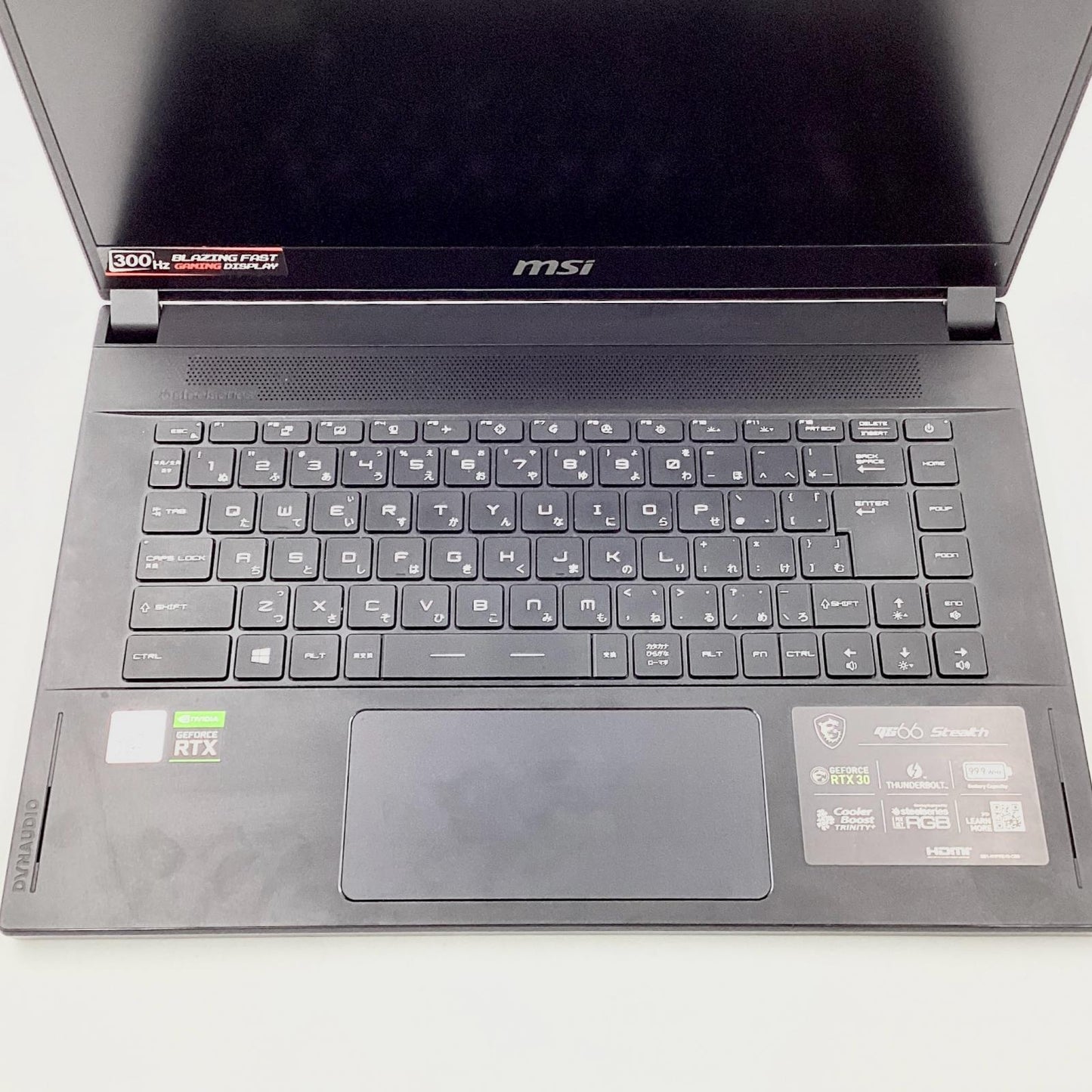 【最速発送】MSI GS66 Stealth 10UG-1277 MS-16V3 Intel(R) Core(TM) i7-10870H CPU @ 2.20GHz 2.21GHz  32GB M.2 SSD 1TB NVIDIA GeForce RTX 3070 Laptop GPU 66.2%【難有】