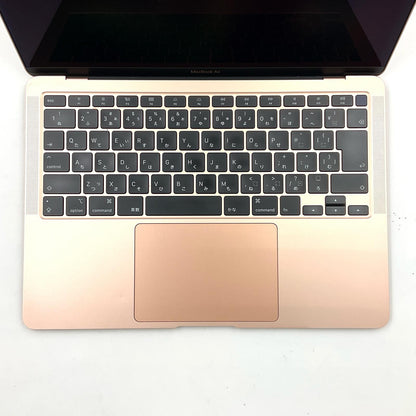 【全額返金保証】【最速発送】Apple MacBook Air 13インチ 2020 1.1GHz デュアルコア Intel Core i3 8GB SSD 256GB ゴールド 動作確認済
