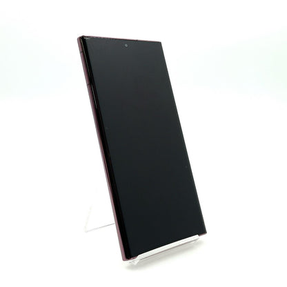 【全額返金保証】【最速発送】SAMSUNG Galaxy S22 Ultra 256GB バーガンディ docomo SC-52C 動作確認済