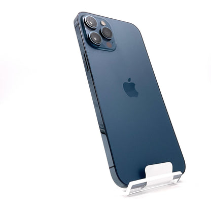 【全額返金保証】【最速発送】Apple iPhone iPhone 12 Pro Max 256GB パシフィックブルー Softbank SIMフリー 白ロム 超美品 動作確認済 100%