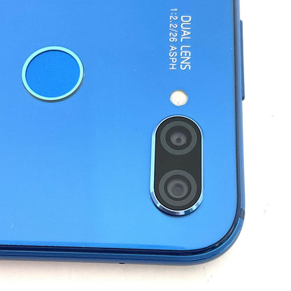 【全額返金保証】【最速発送】Huawei P lite P20 lite 64GB クラインブルー au HWV32 白ロム 超美品 動作確認済