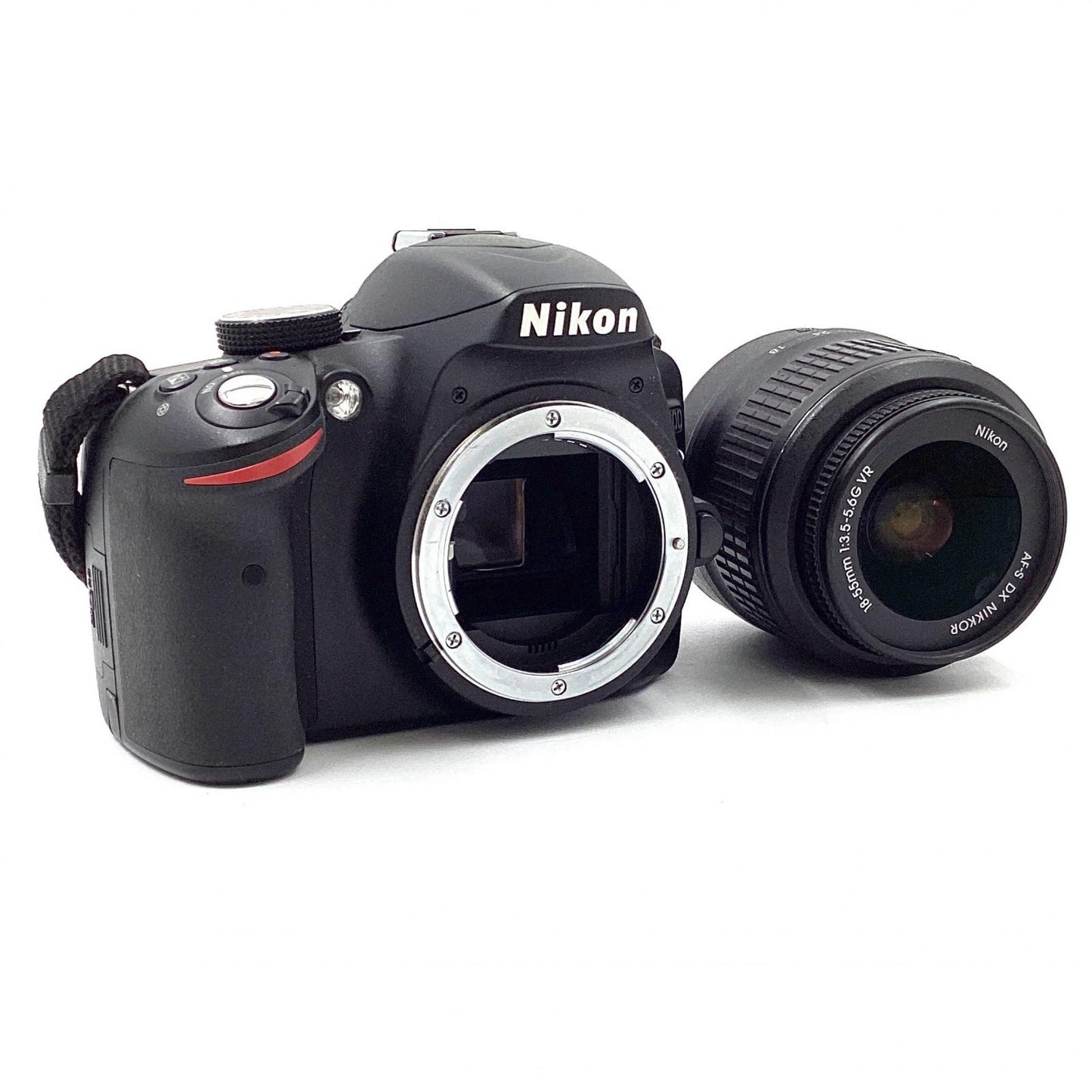【全額返金保証】【最速発送】Nikon デジタル一眼 D3200 18-55 VR レンズキット [ブラック] ブラック 動作確認済