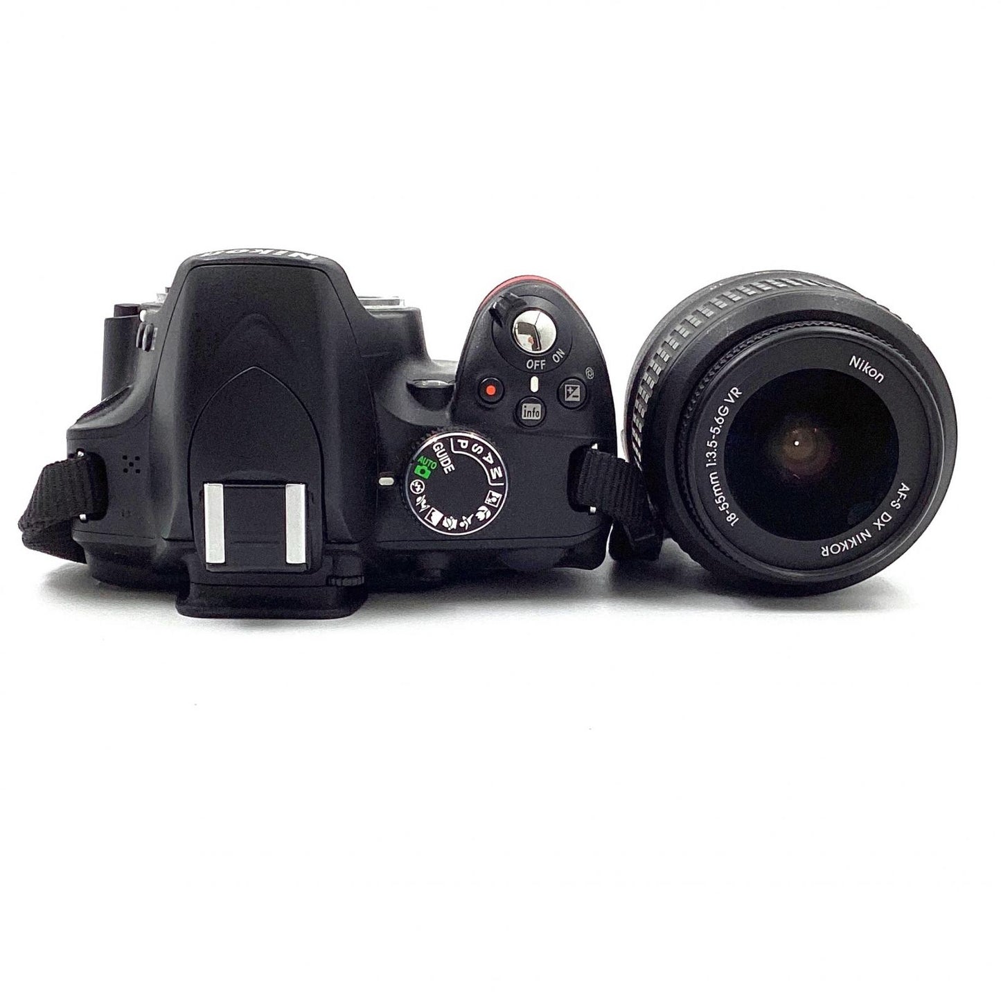 【全額返金保証】【最速発送】Nikon デジタル一眼 D3200 18-55 VR レンズキット [ブラック] ブラック 動作確認済