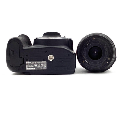 【全額返金保証】【最速発送】Nikon デジタル一眼 D3200 18-55 VR レンズキット [ブラック] ブラック 動作確認済