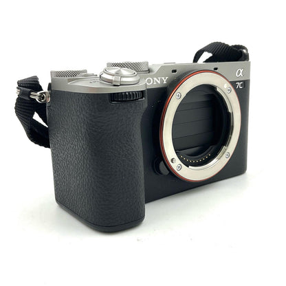 【全額返金保証】【最速発送】Sony デジタル一眼 α7C II ILCE-7CM2 ボディ シルバー 美品 動作確認済