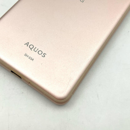 【全額返金保証】【最速発送】SHARP AQUOS sense5G 64GB ライトカッパー docomo SH-53A 白ロム 動作確認済