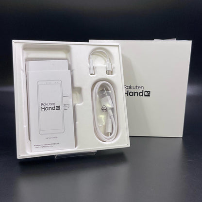 【全額返金保証】【最速発送】楽天モバイル Rakuten Hand 5G 128GB ホワイト 楽天モバイル P780 白ロム 動作確認済