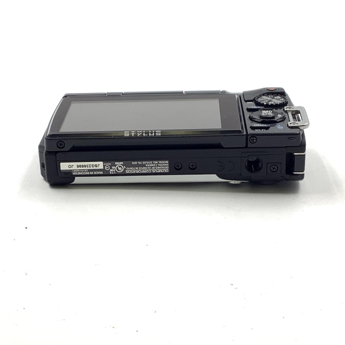 【全額返金保証】【最速発送】OLYMPUS コンパクトデジタルカメラ STYLUS TG-870 Tough [ホワイト] 動作確認済