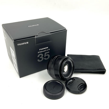 【全額返金保証】【最速発送】FUJIFILM フジノンレンズ XF35mmF1.4 R 超美品 動作確認済