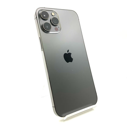 【全額返金保証】【最速発送】Apple iPhone iPhone 12 Pro Max 128GB グラファイト au 白ロム 動作確認済 89%