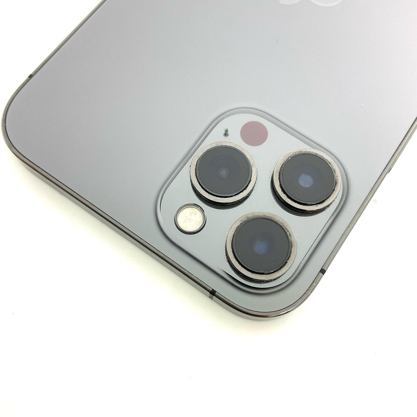 【全額返金保証】【最速発送】Apple iPhone iPhone 12 Pro Max 128GB グラファイト au 白ロム 動作確認済 89%