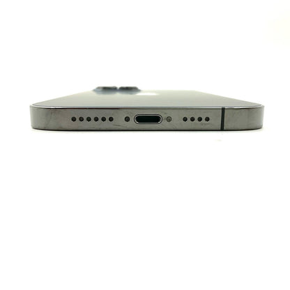 【全額返金保証】【最速発送】Apple iPhone iPhone 12 Pro Max 128GB グラファイト au 白ロム 動作確認済 89%