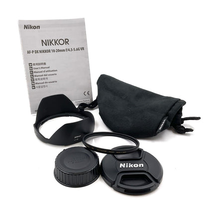 【全額返金保証】【最速発送】Nikon AF-P DX NIKKOR 10-20mm f/4.5-5.6G VR 美品 動作確認済