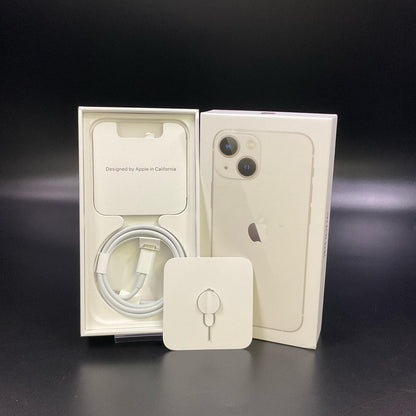 【全額返金保証】【最速発送】Apple iPhone iPhone 13 mini 128GB スターライト Softbank 動作確認済 85%